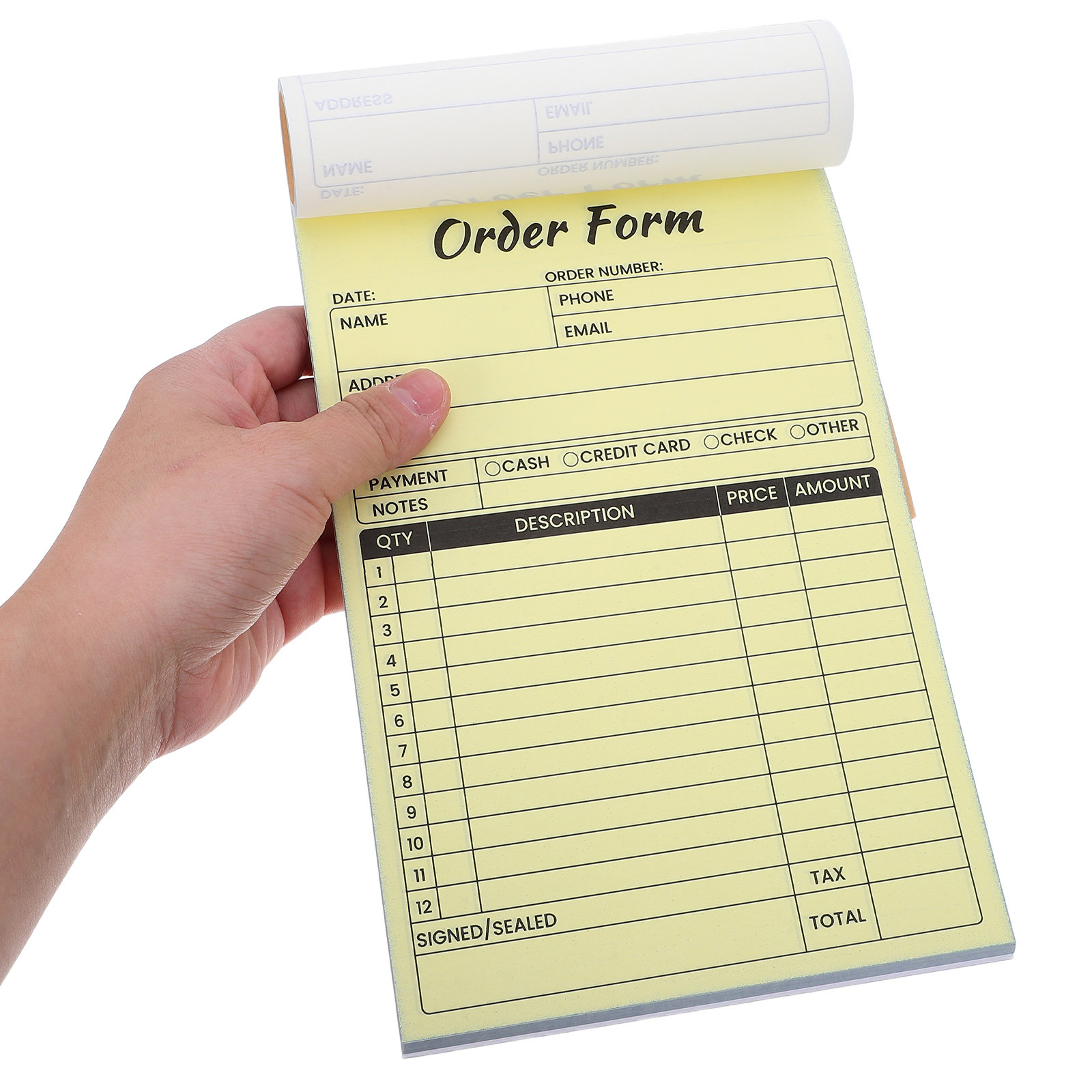 Carbon Copy Book - 2 pcs Business Invoice Receipt Book