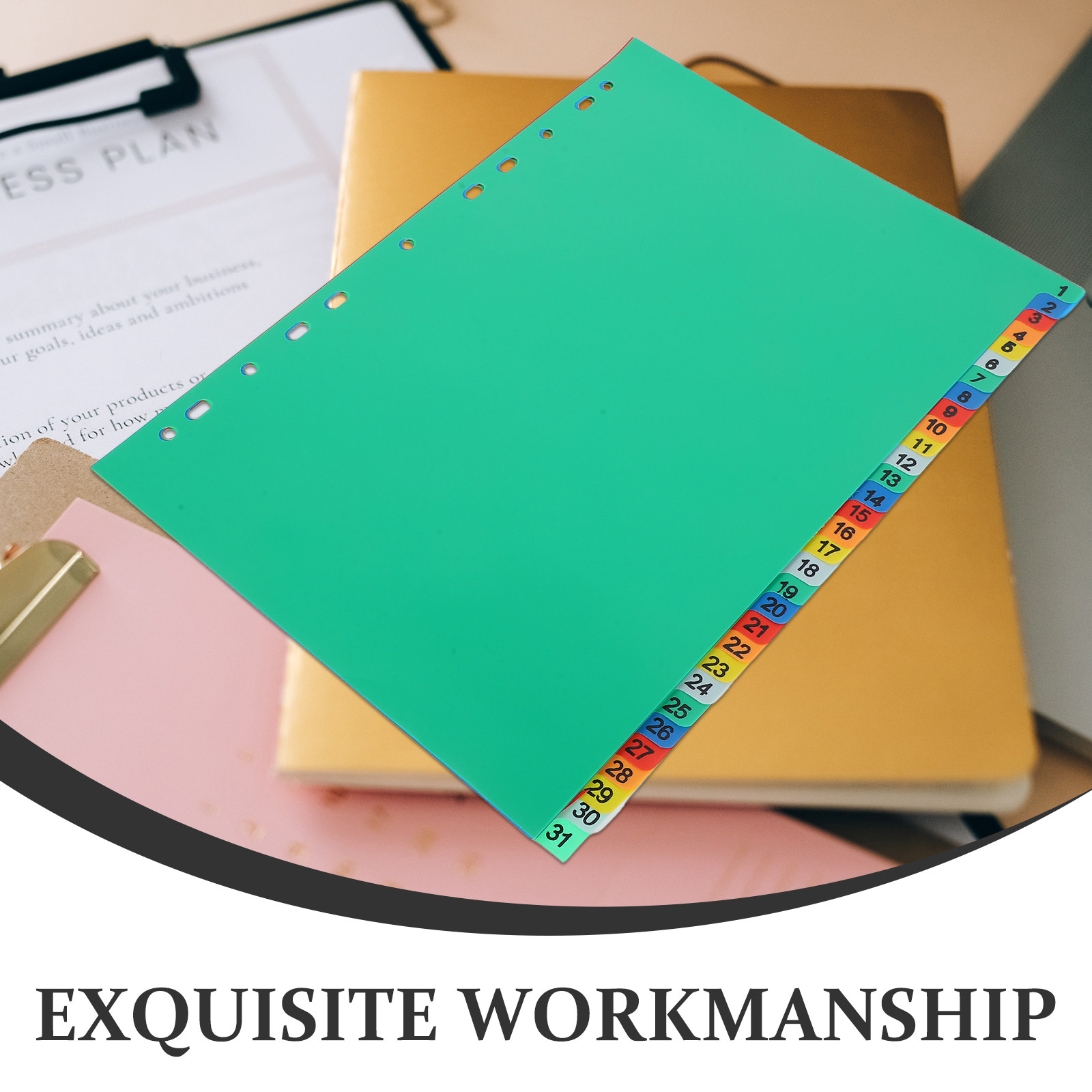 62 pcs Binder Notebook Plastic - огляд і ціна Index Tab Divider
