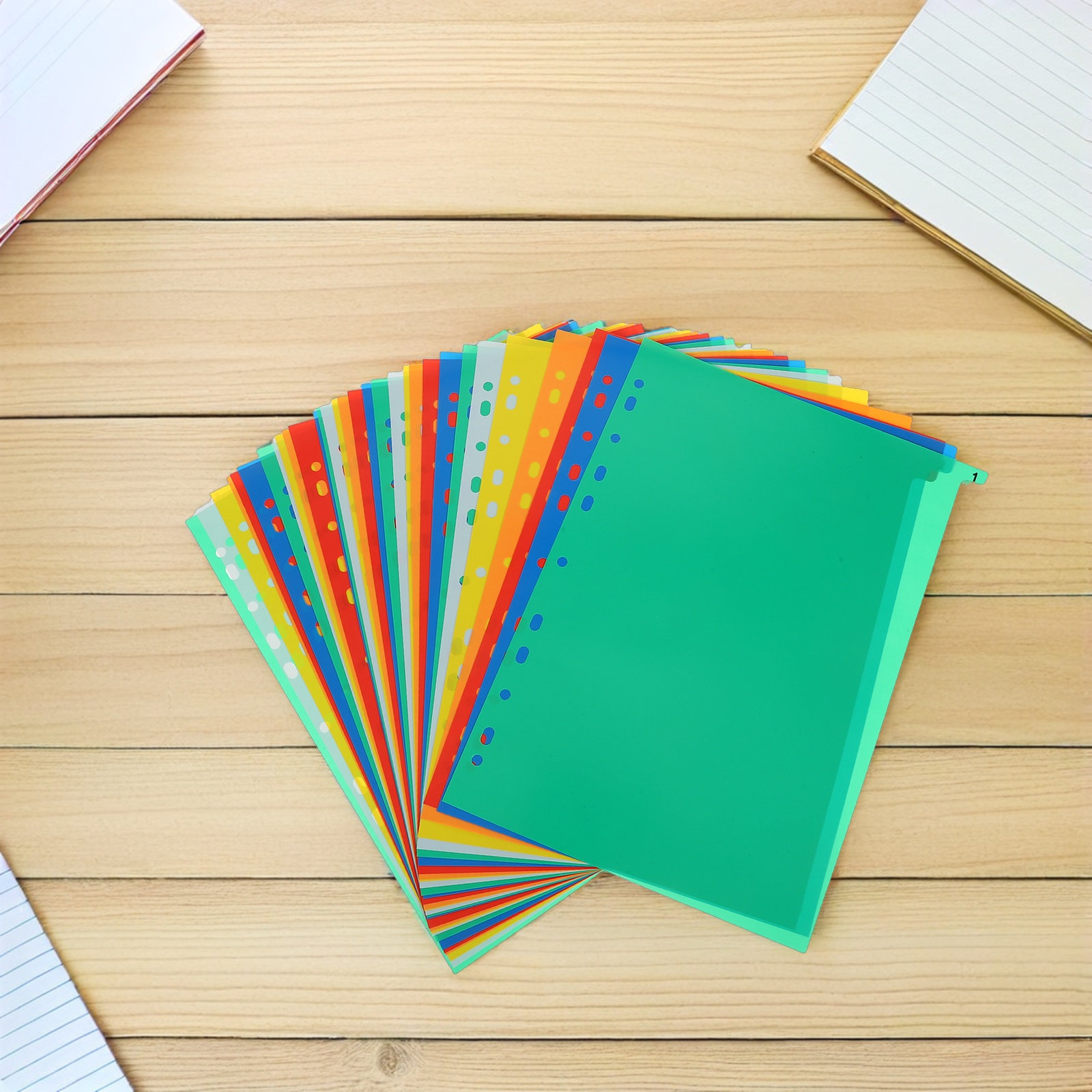 62 pcs Binder Notebook Plastic - огляд і ціна Index Tab Divider