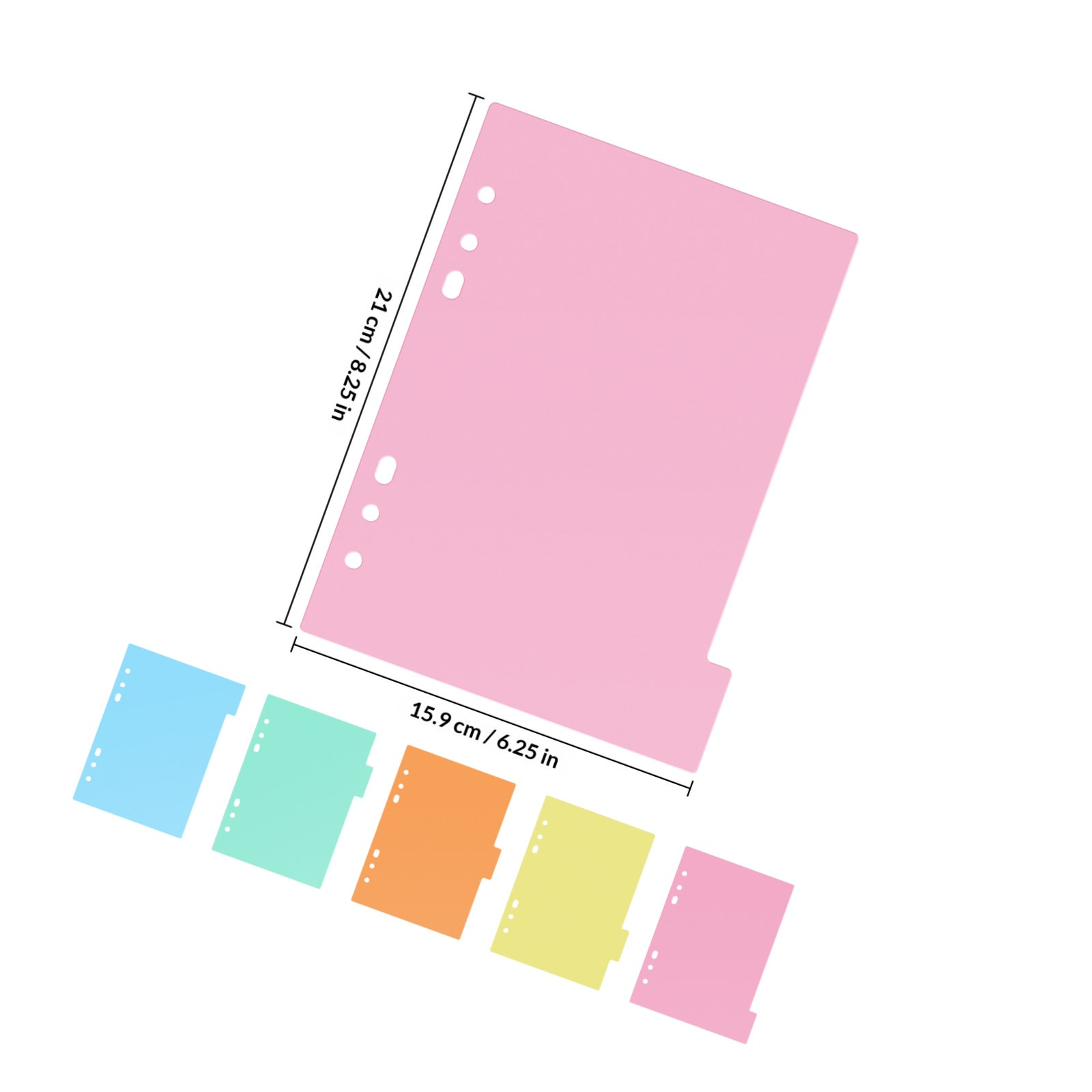 10Pcs Plastic Dividers Binder  - огляд і ціна Index Tab Divider
