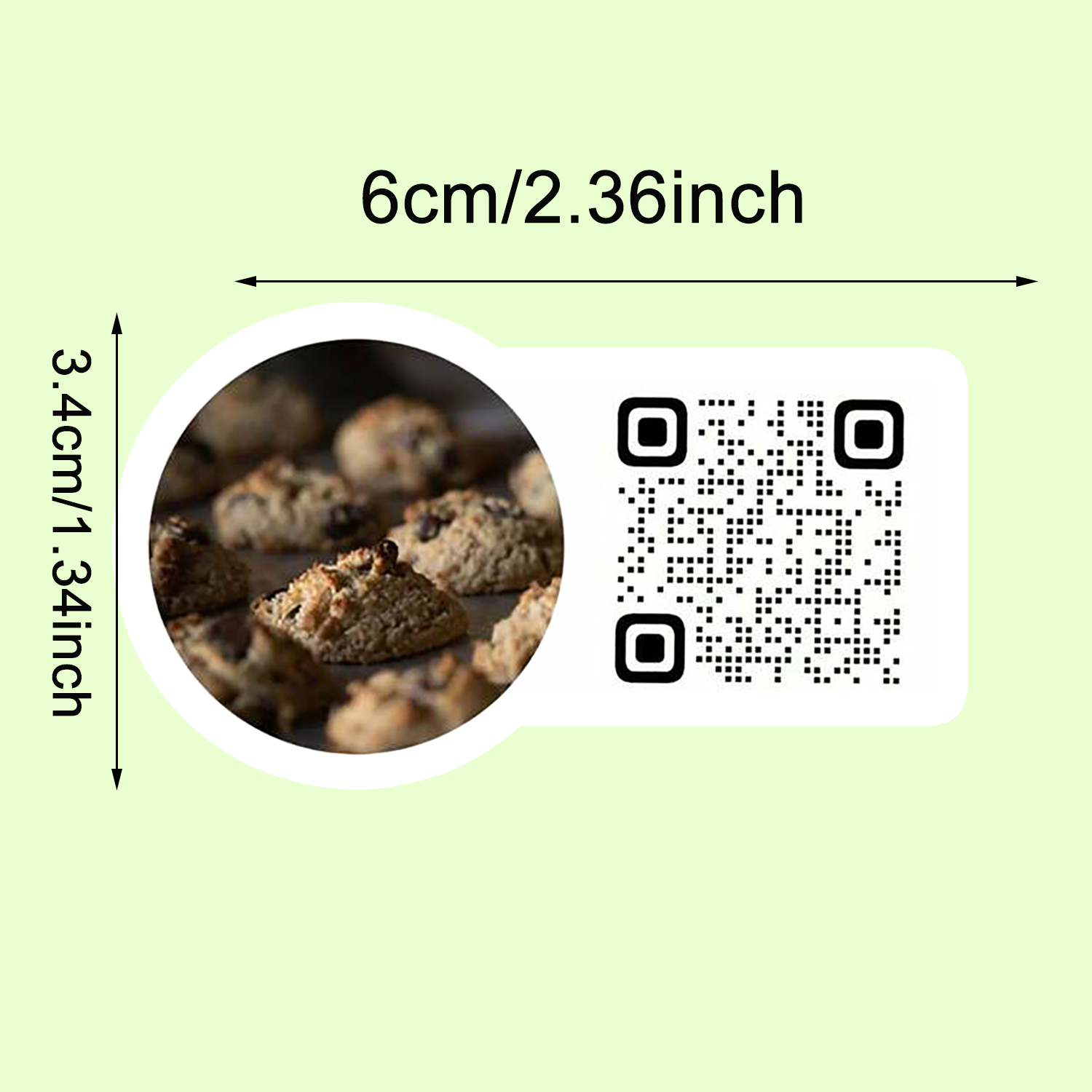 Customized QR code stickers｜Pe - огляд і ціна Sticker Label Roll