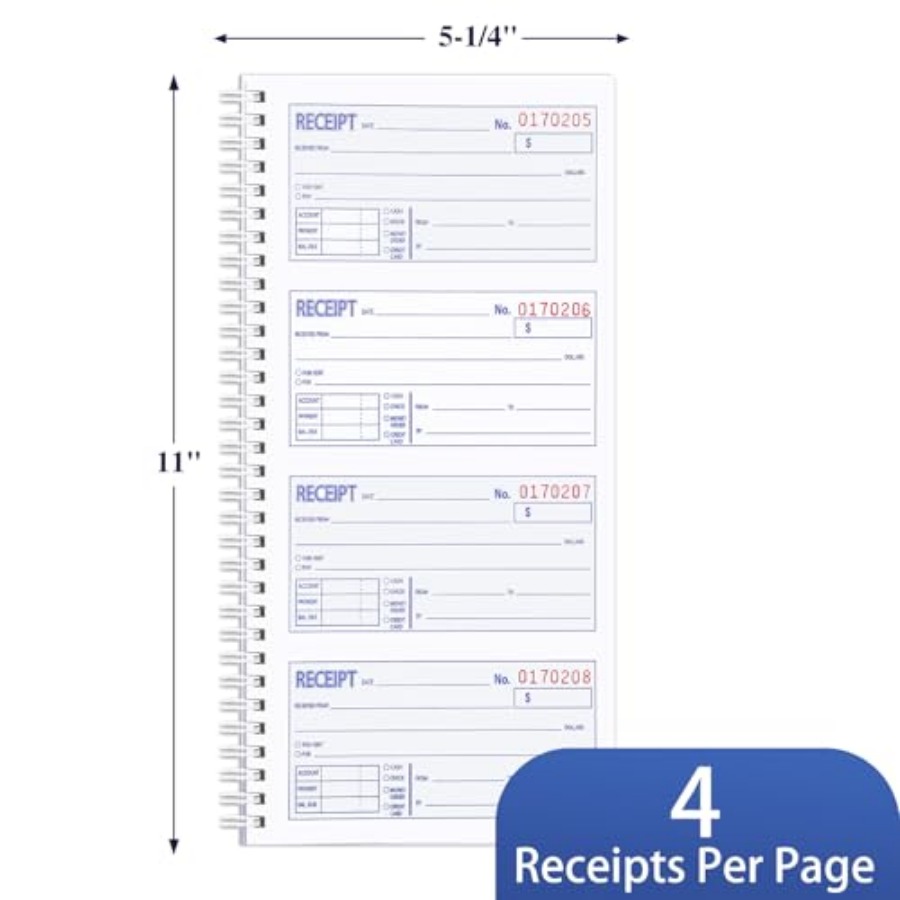 2 Pack Receipt Books with Carb - огляд і ціна Carbon Copy Book