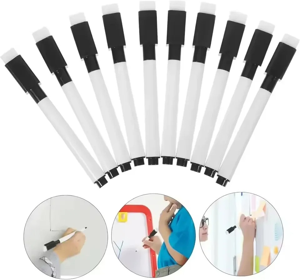 Magnetic Black Dry Erase Marke - огляд і ціна Whiteboard Marker Set