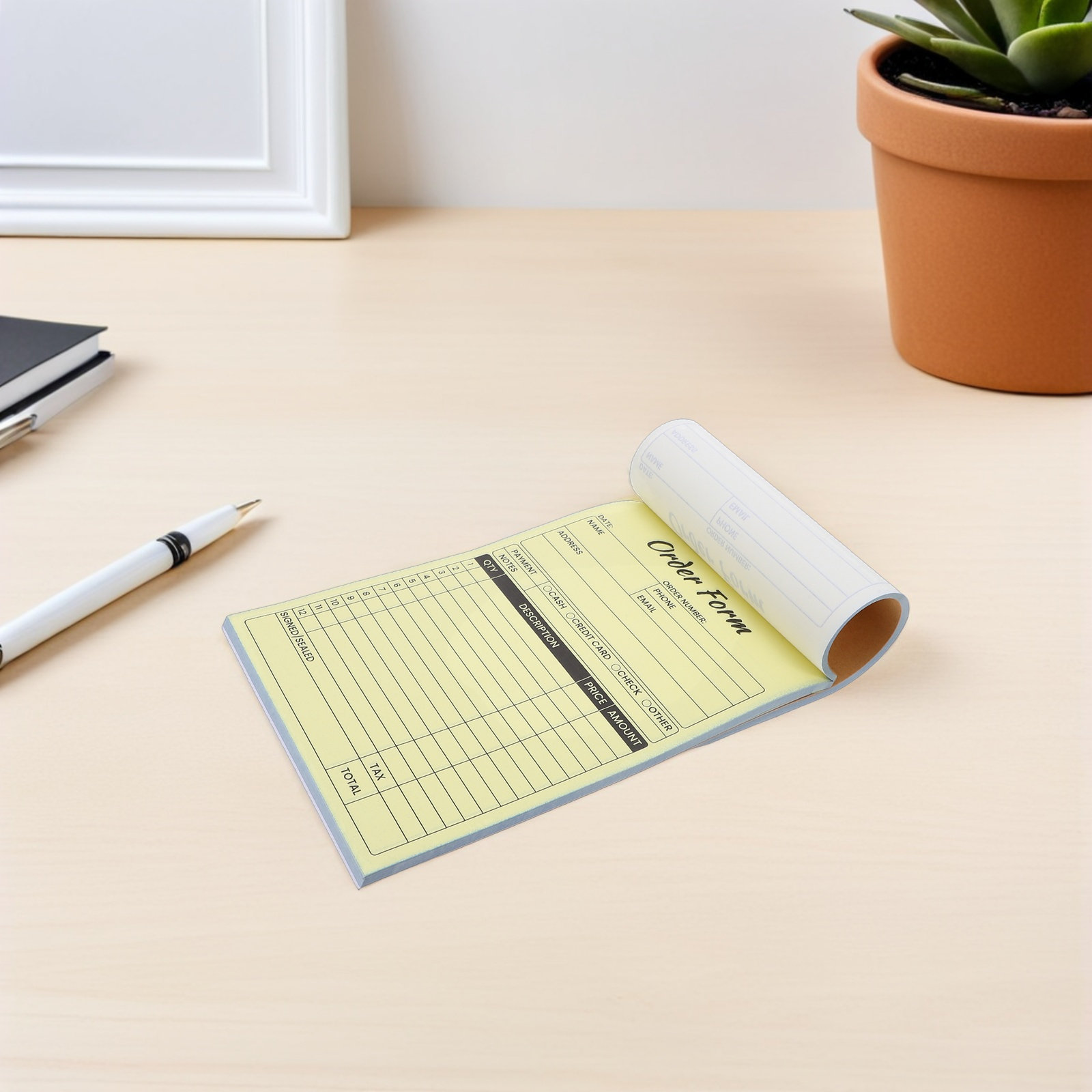 2 pcs Business Invoice Receipt - огляд і ціна Carbon Copy Book