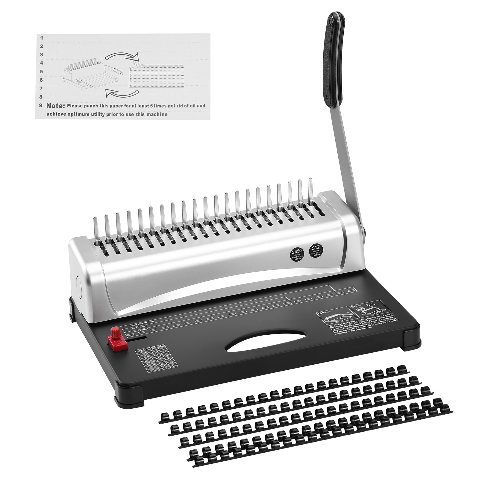 VEVOR Binding Machine Comb Bin - огляд і ціна Binding Comb Plastic