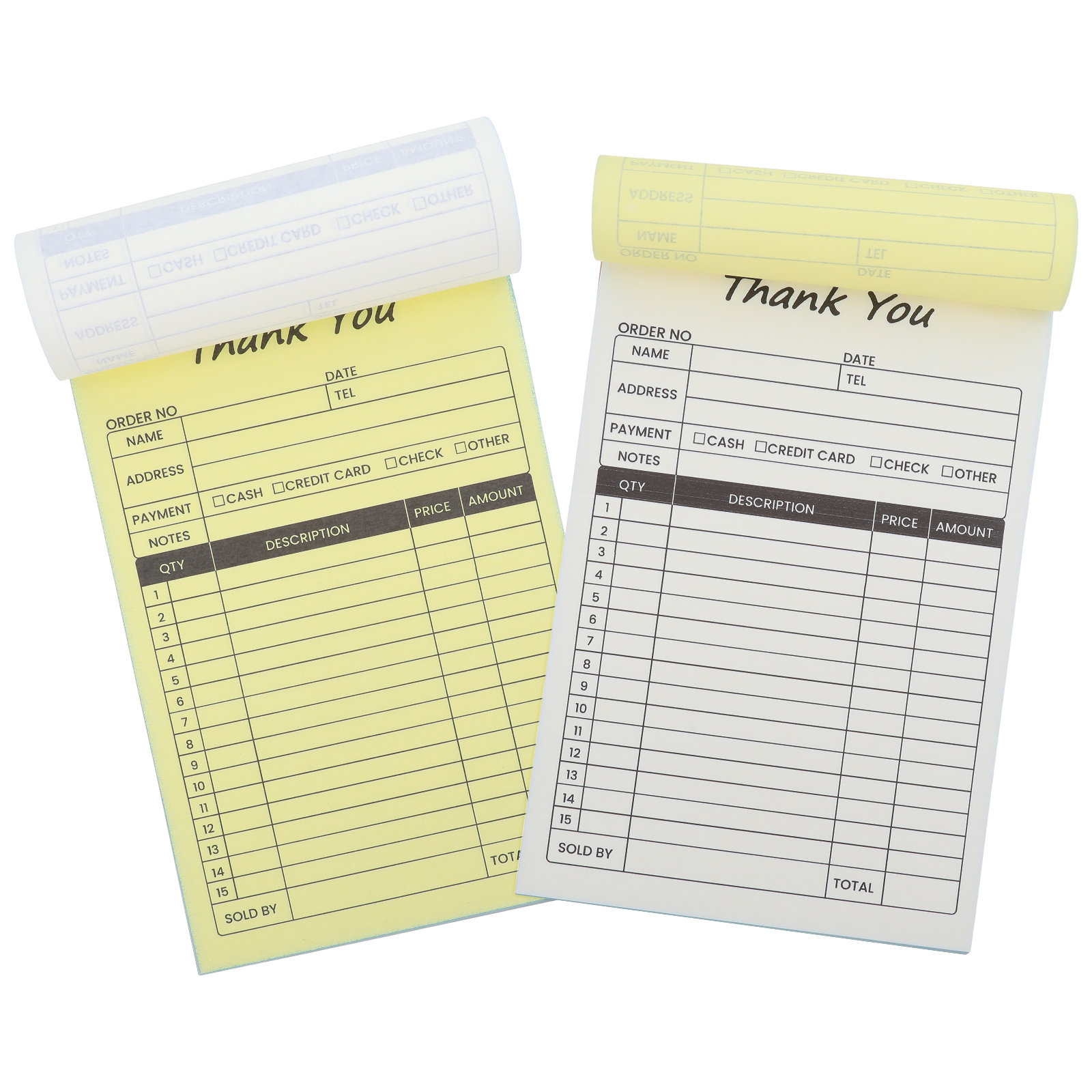 2Pcs Order Invoice Book Carbon - огляд і ціна Carbon Copy Book