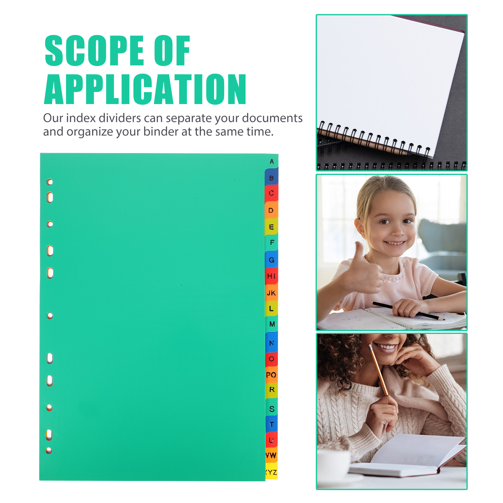 21Pcs Colorful Index Dividers  - огляд і ціна Index Tab Divider