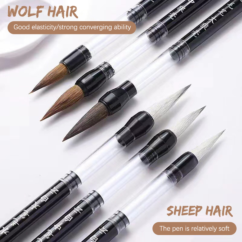 3 Pcs Calligraphy Brush Set Wa - огляд і ціна Fountain Pen Ink